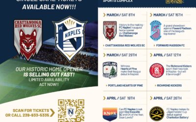 PRESS RELEASE: Single Game Tickets for FC Naples are Now Available